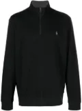 Polo Ralph Lauren logo patch half-zip pullover - Black