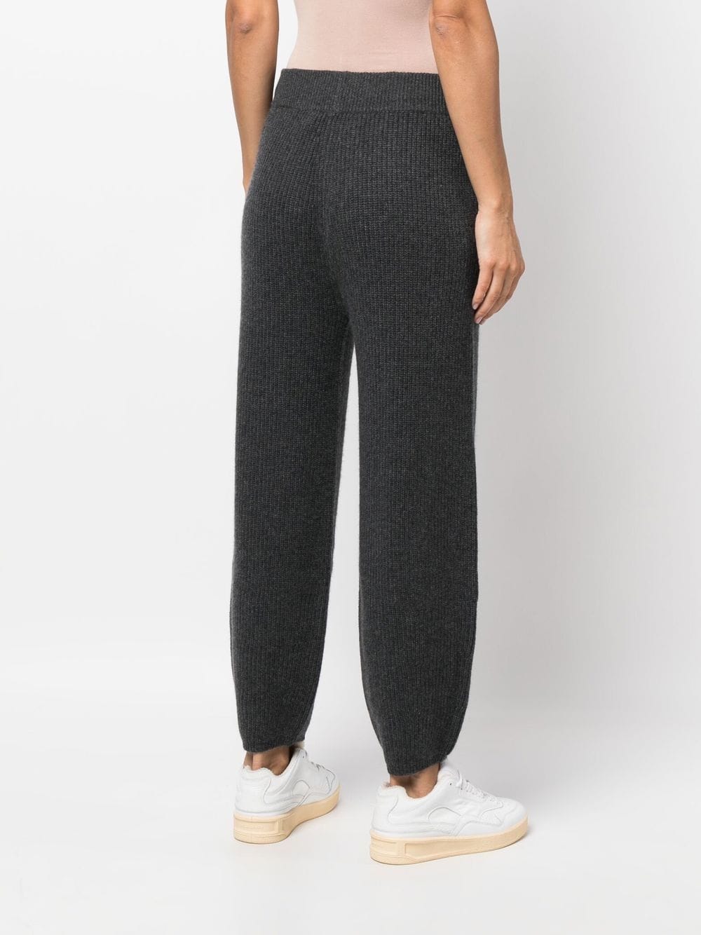 Shop Ralph Lauren Recycled Cashmere Knit Joggers In Grey