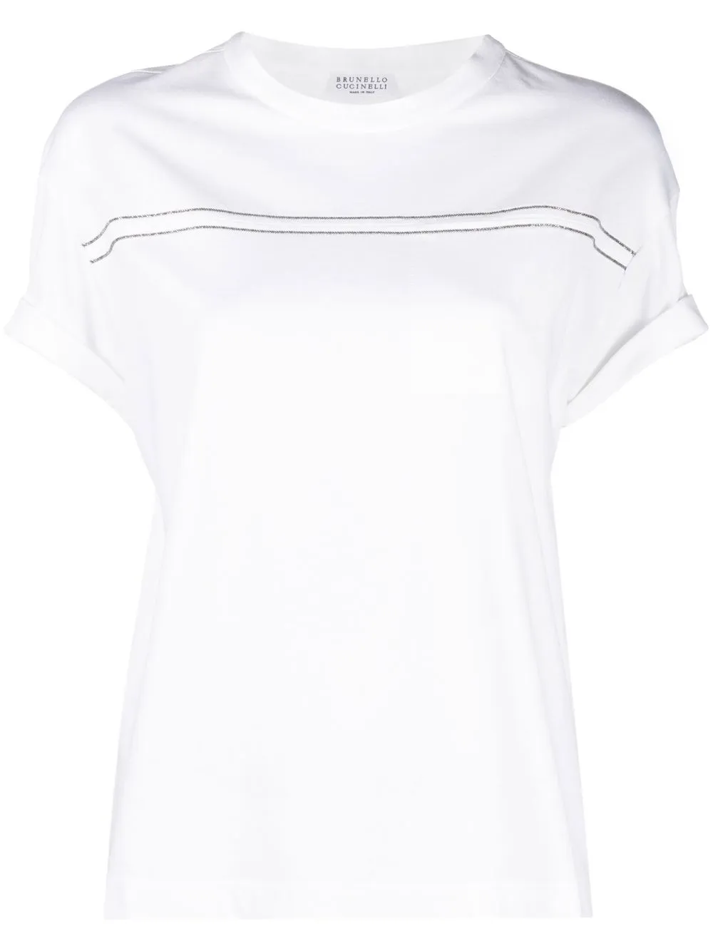 

Brunello Cucinelli playera de manga corta - Blanco