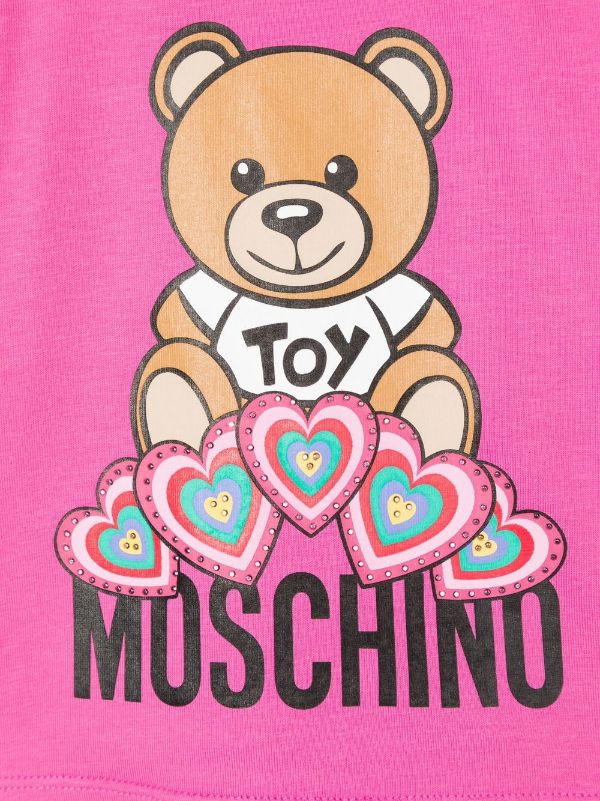 Moschino Kids モスキーノ・キッズ ロゴ ロングTシャツ - Farfetch