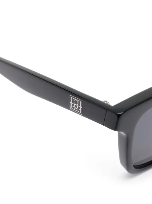 【関税込み】TOTEME トータスシェル The Squares サングラス Square sunglasses black – TOTEME