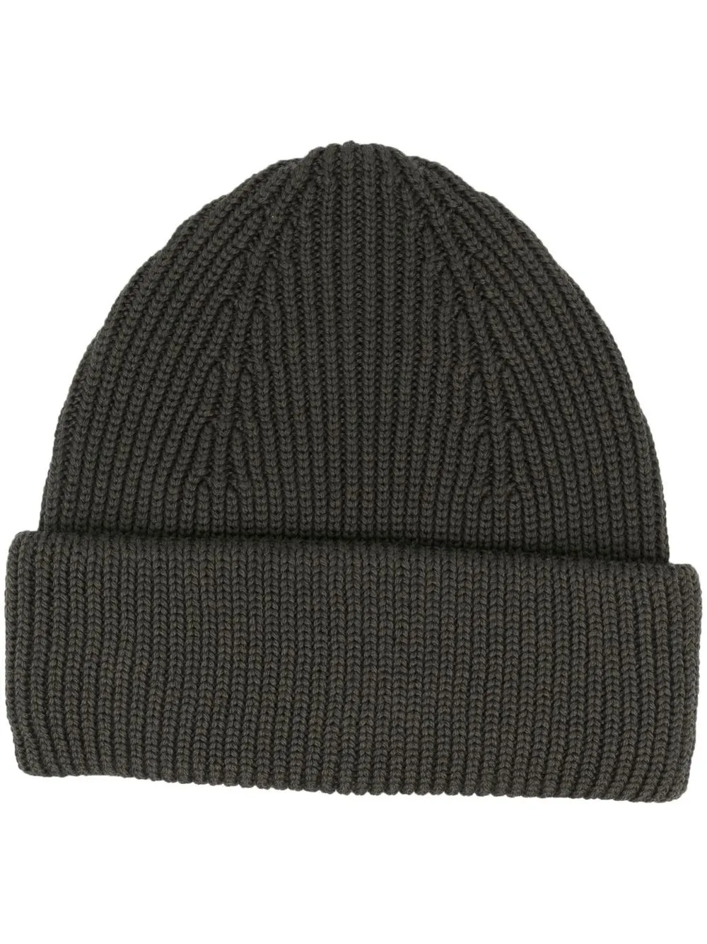 

Roberto Collina rib-knit merino beanie - Green
