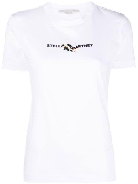 Stella McCartney 2001 glitch logo-print T-shirt