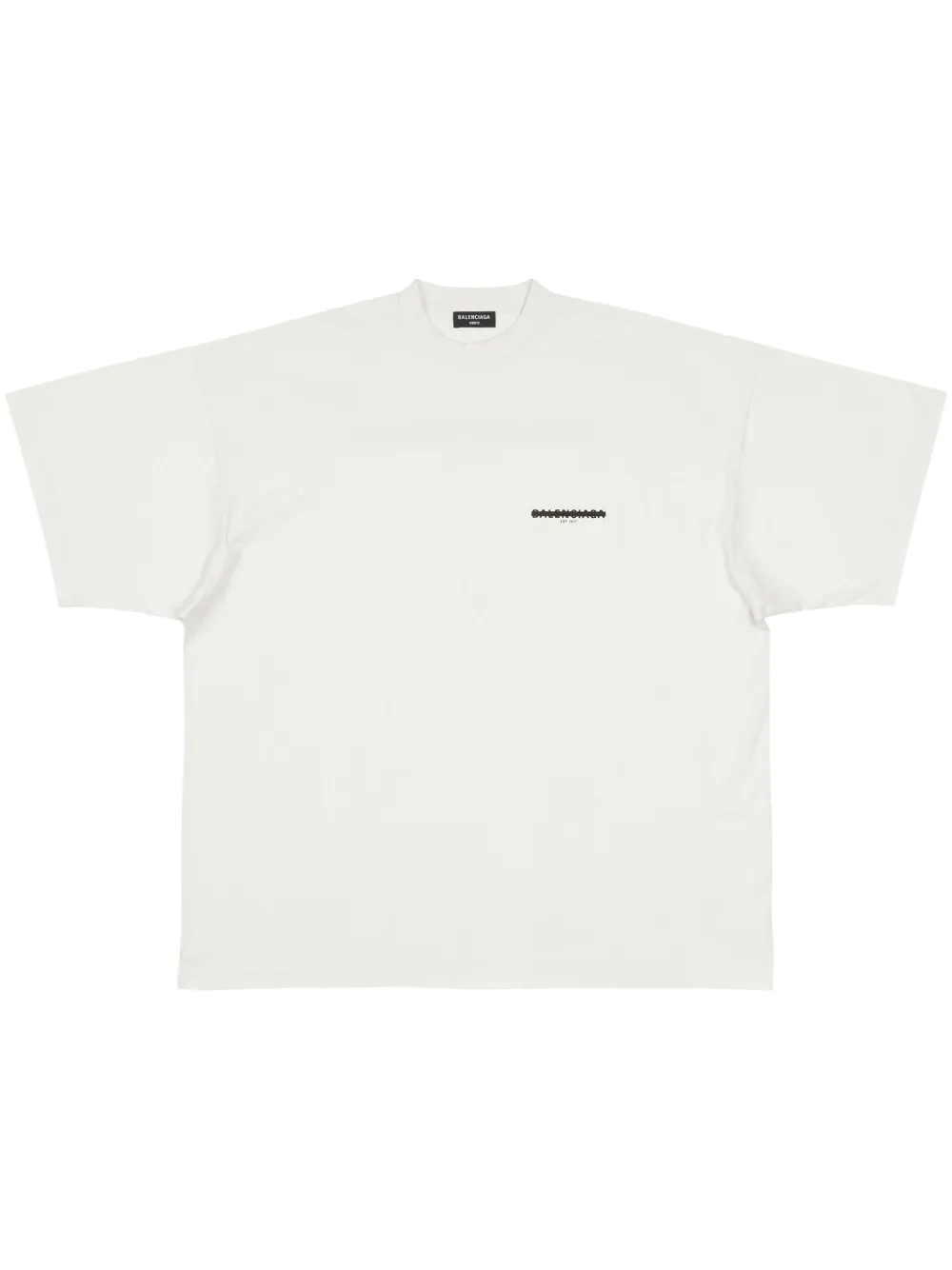 BALENCIAGA STRIKE 1917 LOGO OVERSIZE T-SHIRT