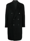 Tagliatore double-breasted button coat - Black