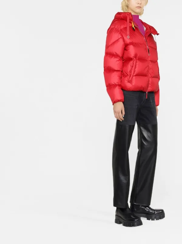Parajumpers Hooded Puffer Jacket - Red