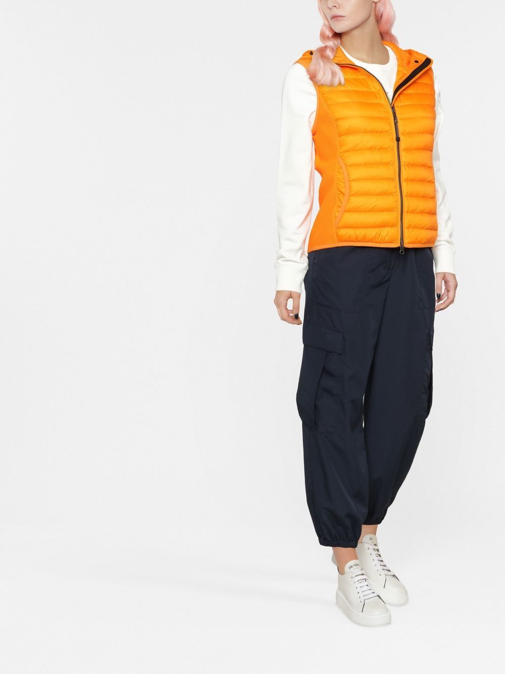 Parajumpers Bodywarmer met capuchon - Oranje