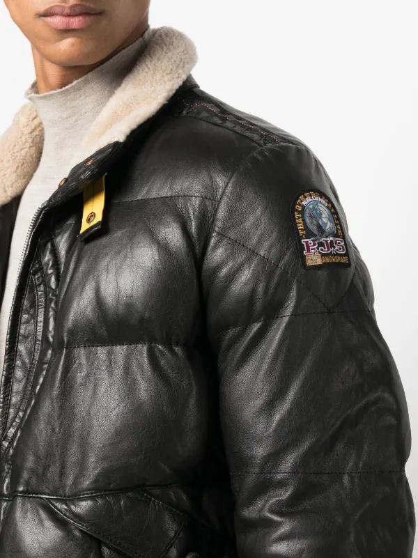 Parajumpers Alf Leather Padded Puffer 