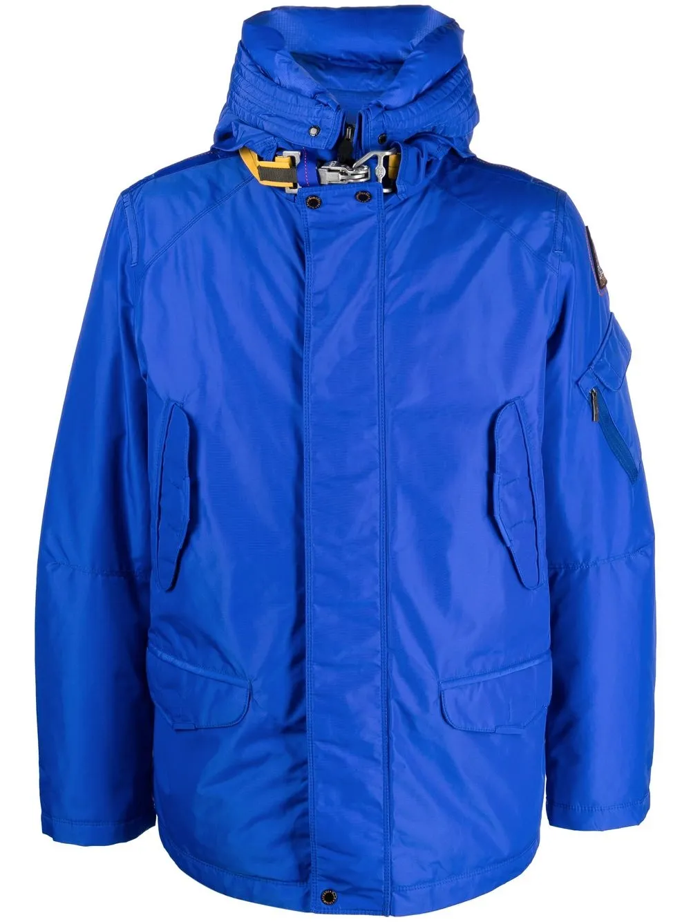 

Parajumpers abrigo con capucha y parche del logo - Azul