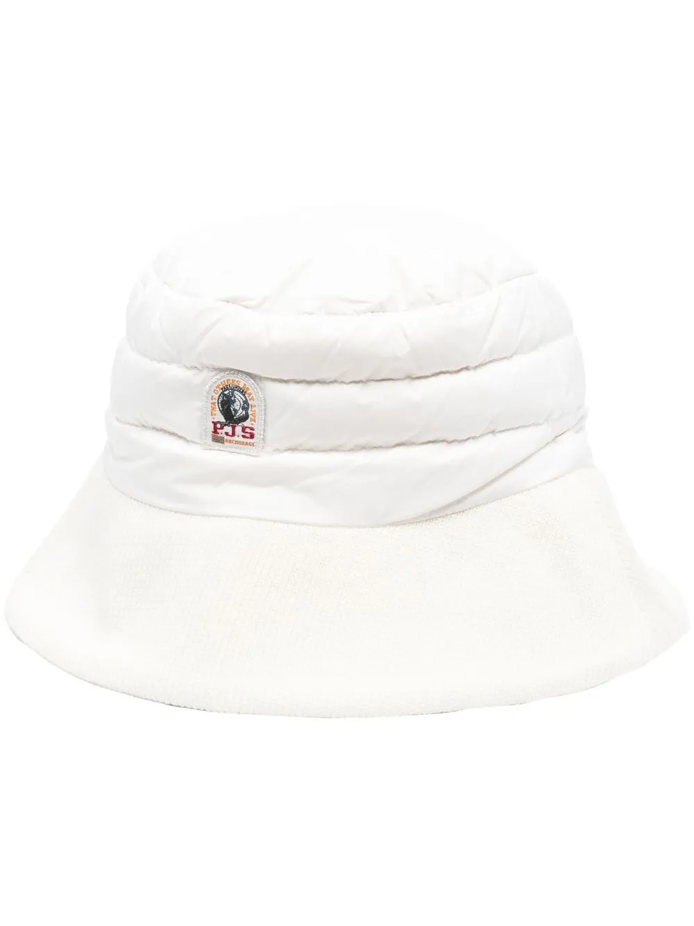 

Parajumpers logo-patch padded bucket hat - Neutrals