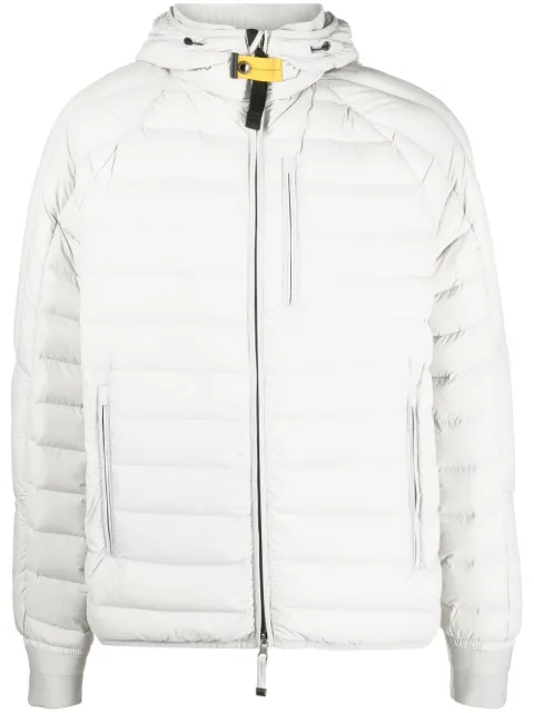 logo-patch padded jacket