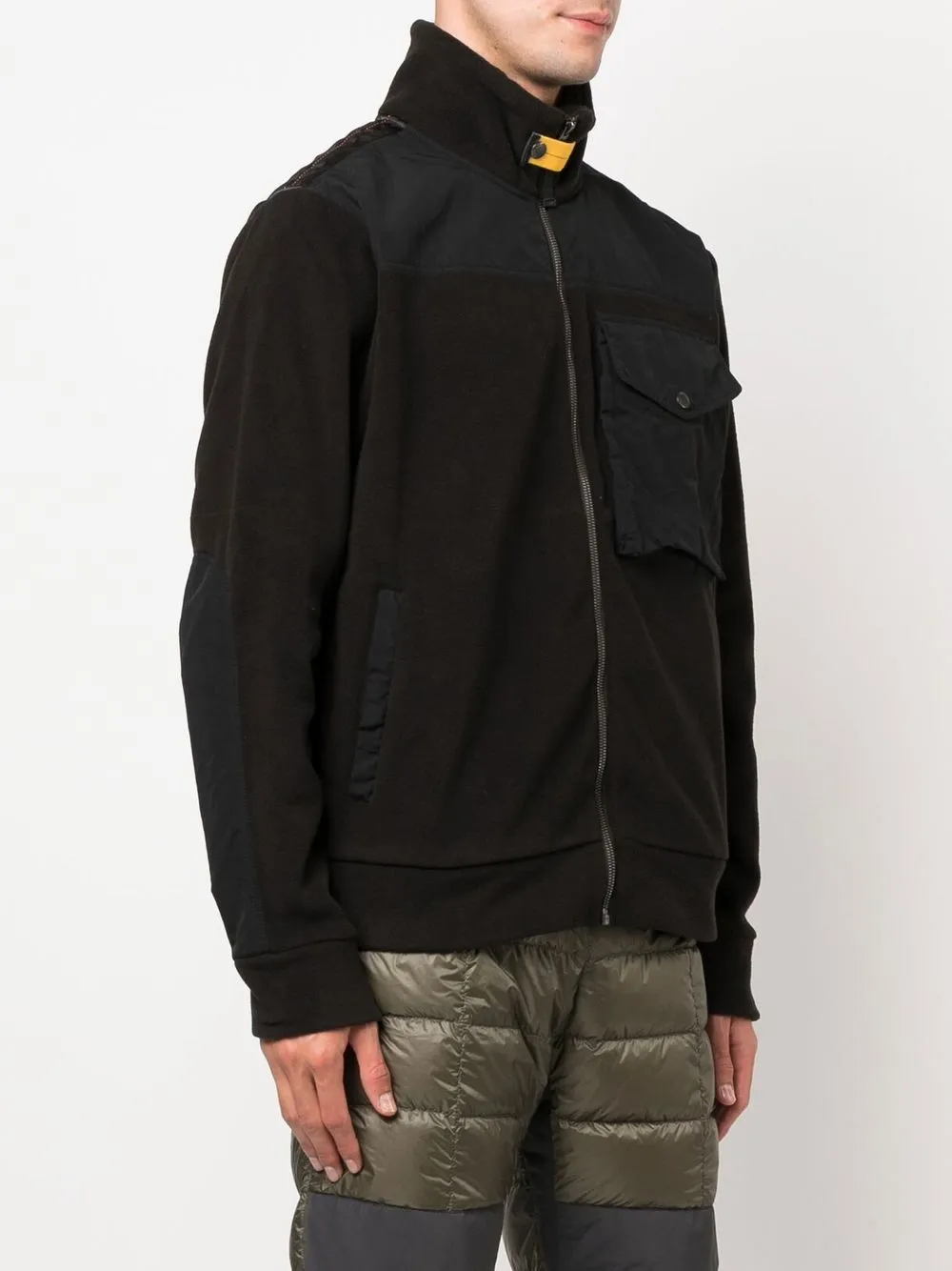 Parajumpers Logo-patch Jacket In Black