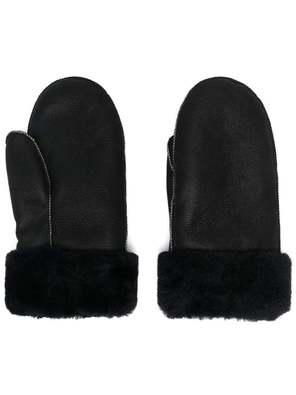 

Parajumpers guantes con parche del logo - Negro