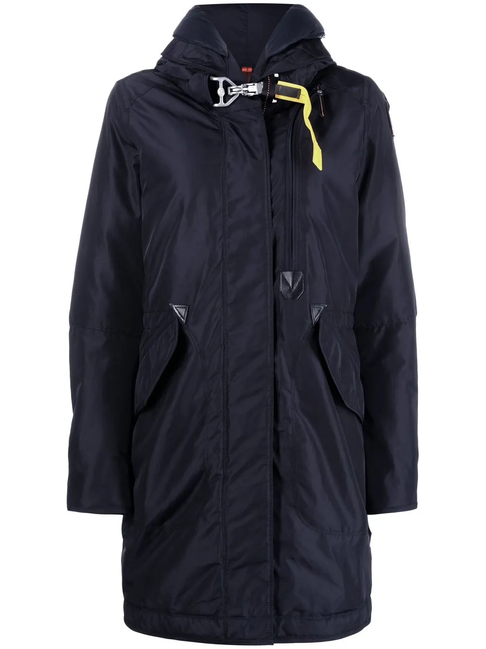 

Parajumpers clasp-detail hooded coat - Blue