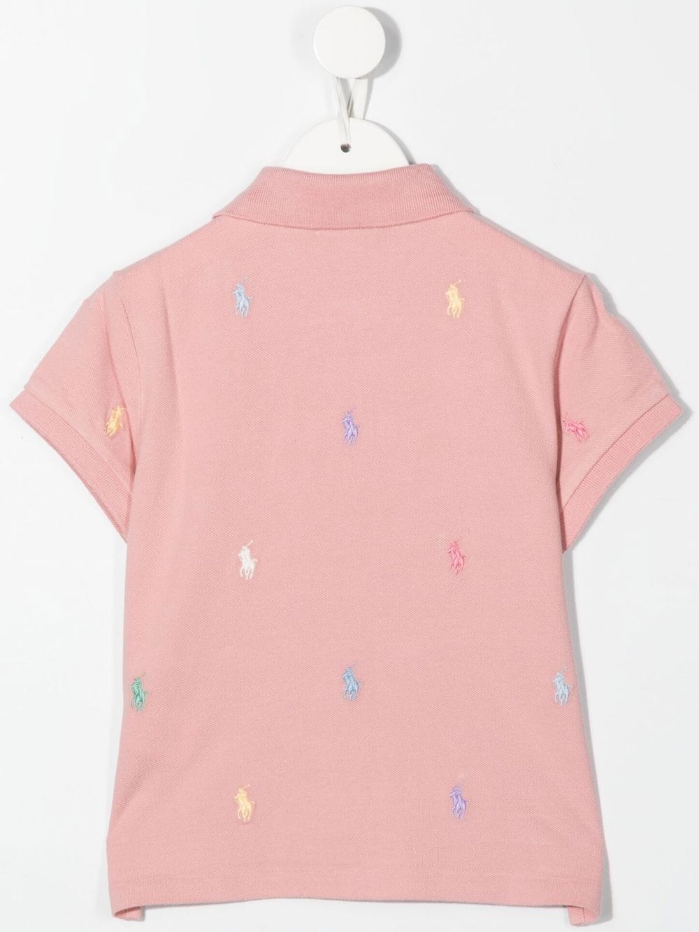 Ralph Lauren Kids Katoenen poloshirt - Roze