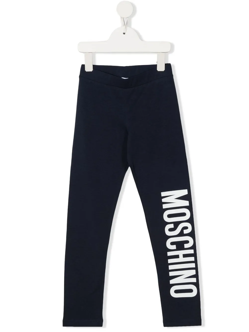 

Moschino Kids pants con logo estampado - Azul