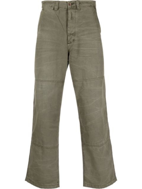 Polo Ralph Lauren washed-effect straight-leg trousers