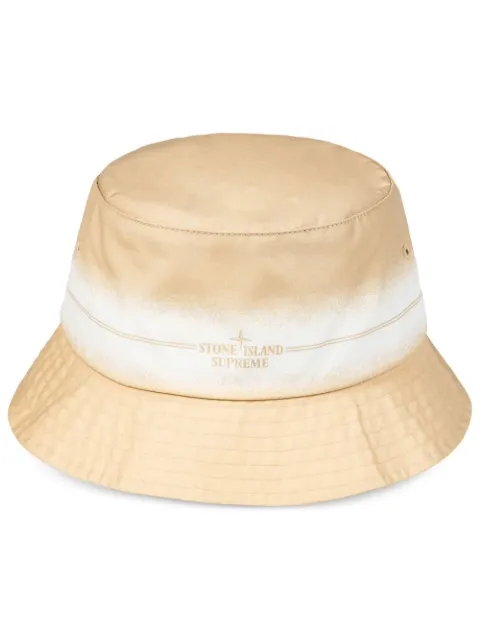 Supreme gorro con motivo de rayas de Supreme x Stone Island