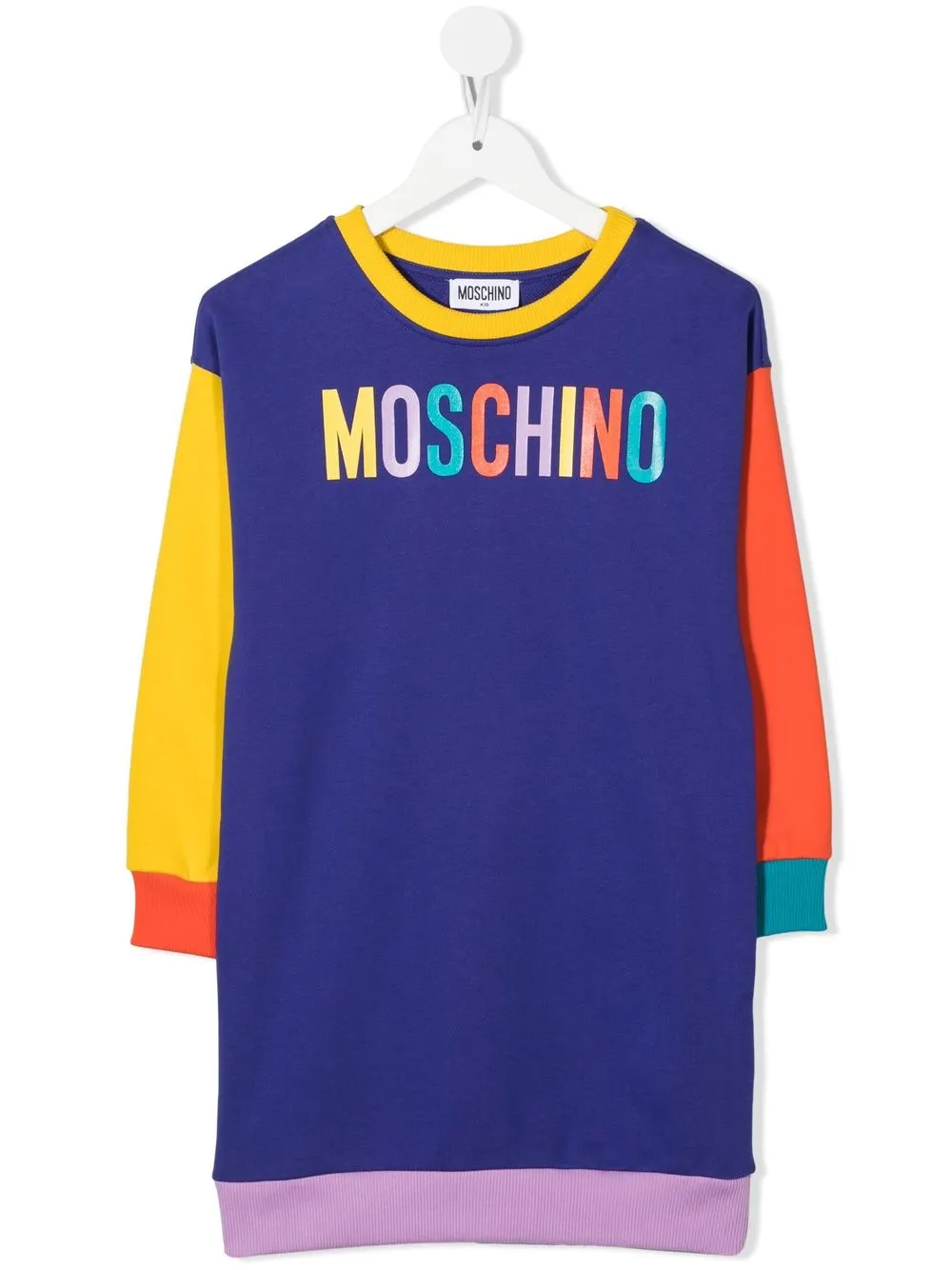 

Moschino Kids sudadera con logo estampado - Morado