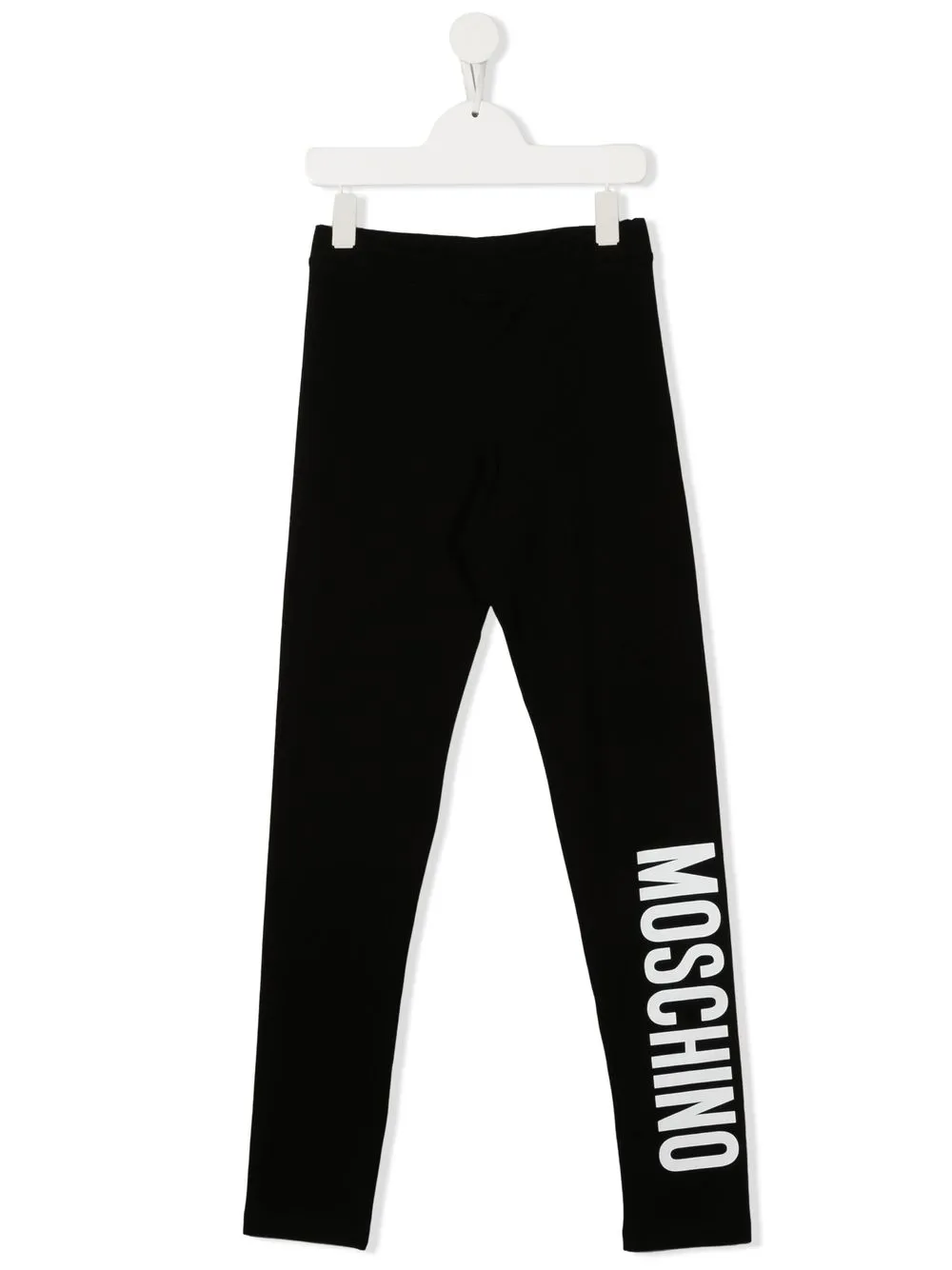 

Moschino Kids TEEN logo-print track pants - Black