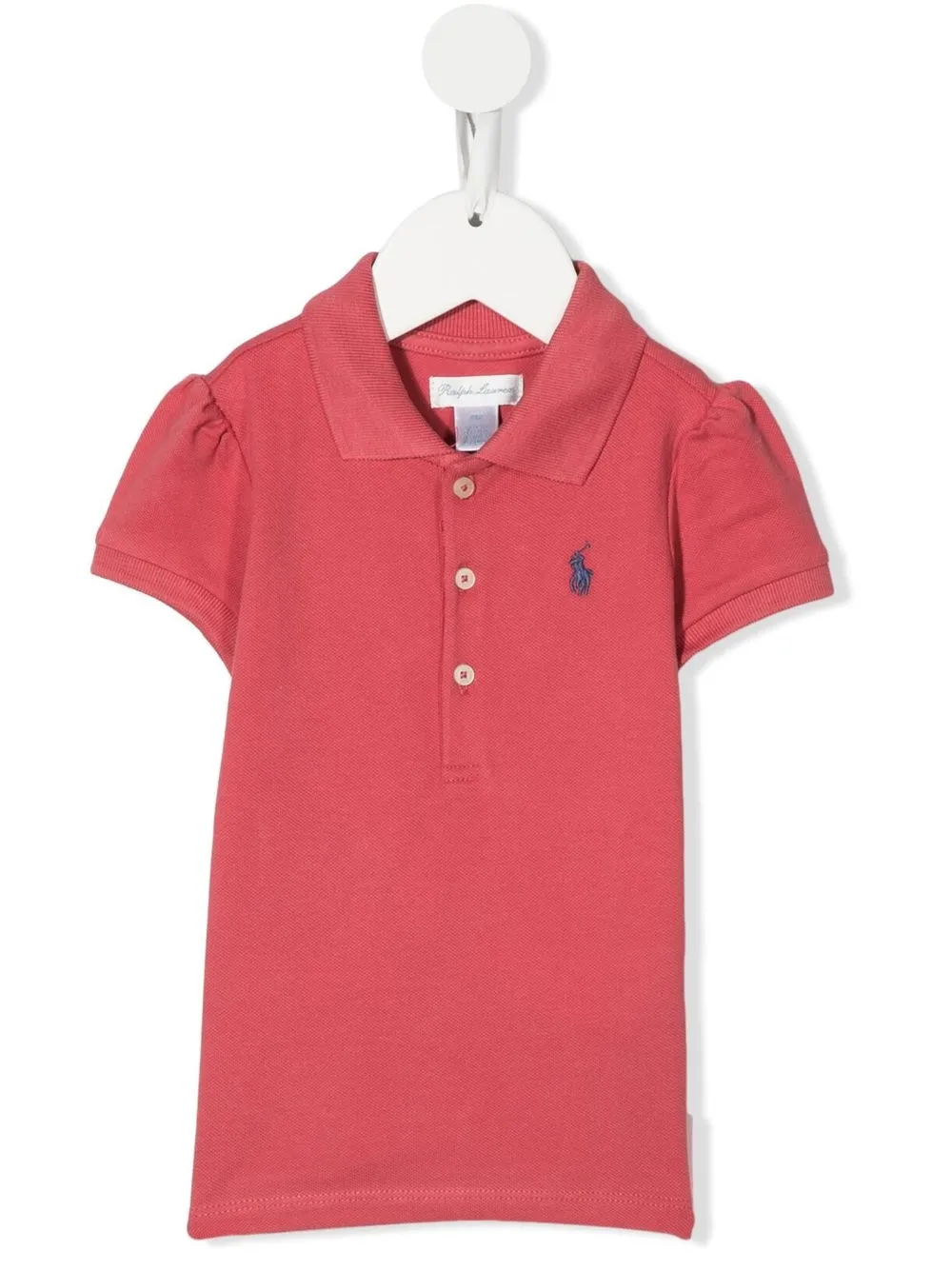 

Ralph Lauren Kids embroidered logo polo shirt - Pink