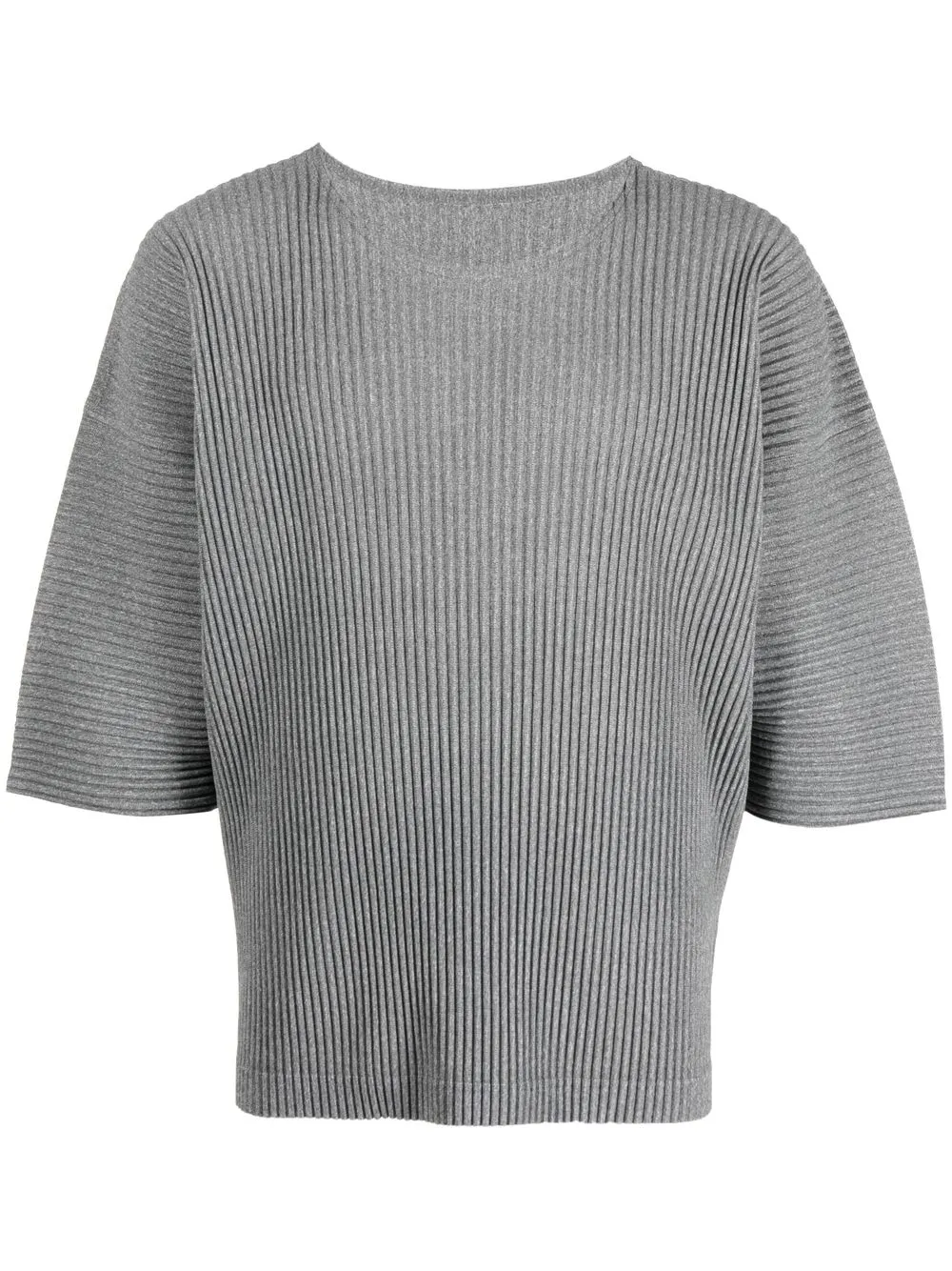 

Homme Plissé Issey Miyake pleated short-sleeved top - Grey