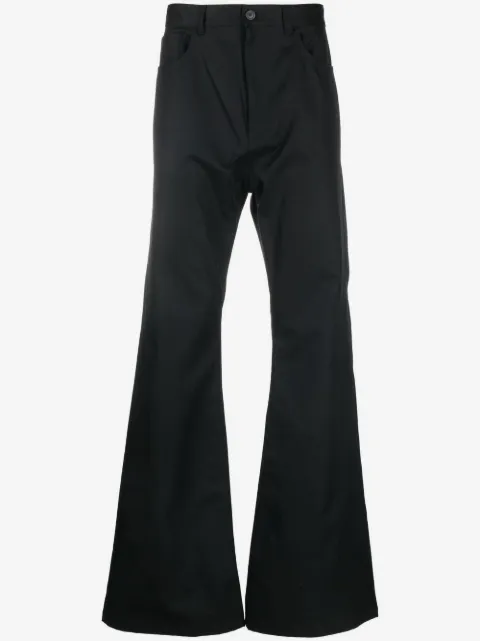 Balenciaga flared cotton trousers