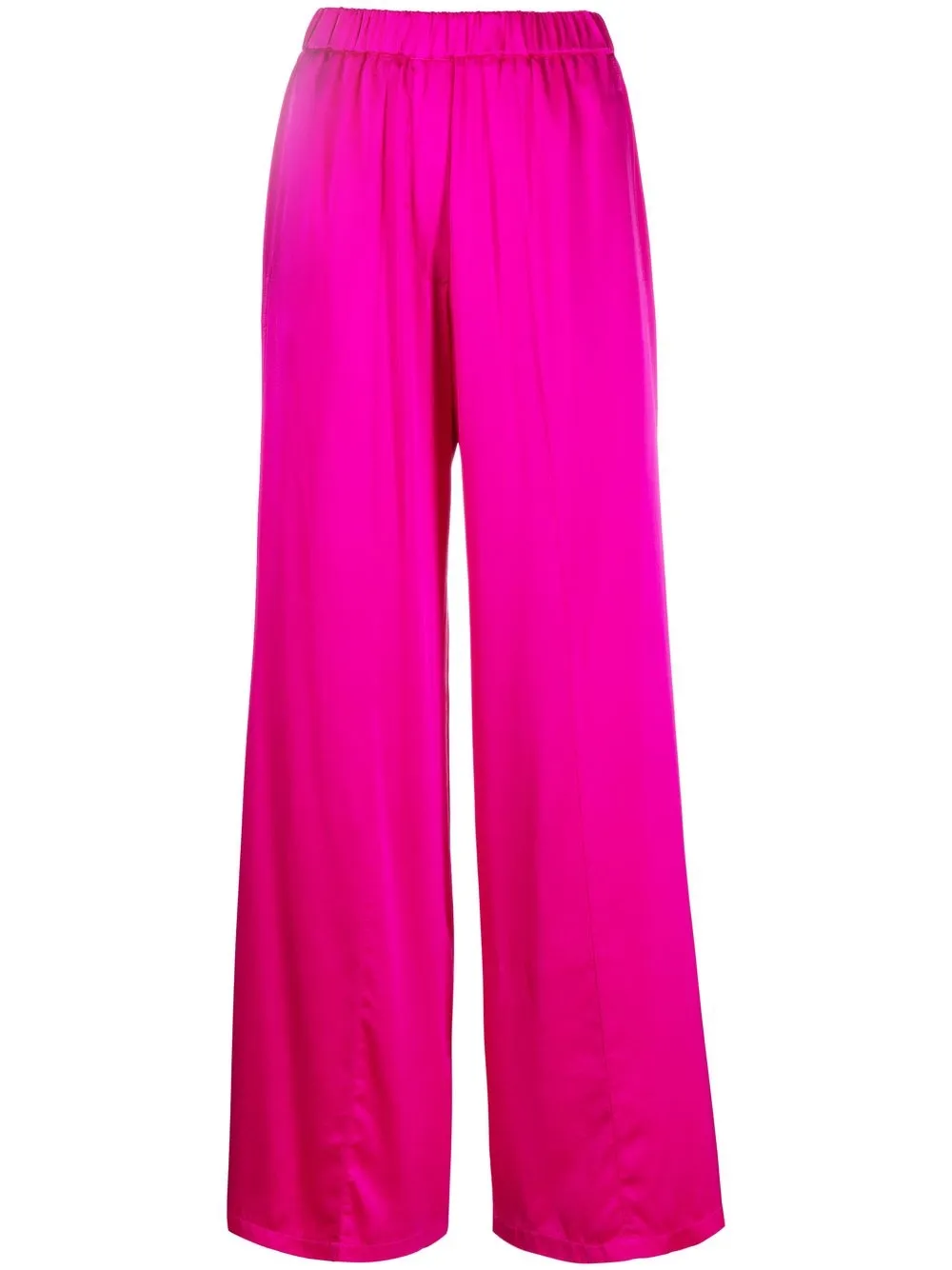 

Forte Forte pantalones anchos con pretina elástica - Rosado