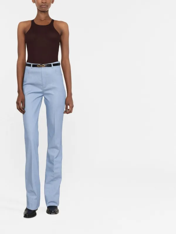 Saint Laurent サンローラン フレアジーンズ | ブルー | FARFETCH JP Saint Laurent サンローラン フレアジーンズ | ブルー | FARFETCH JP