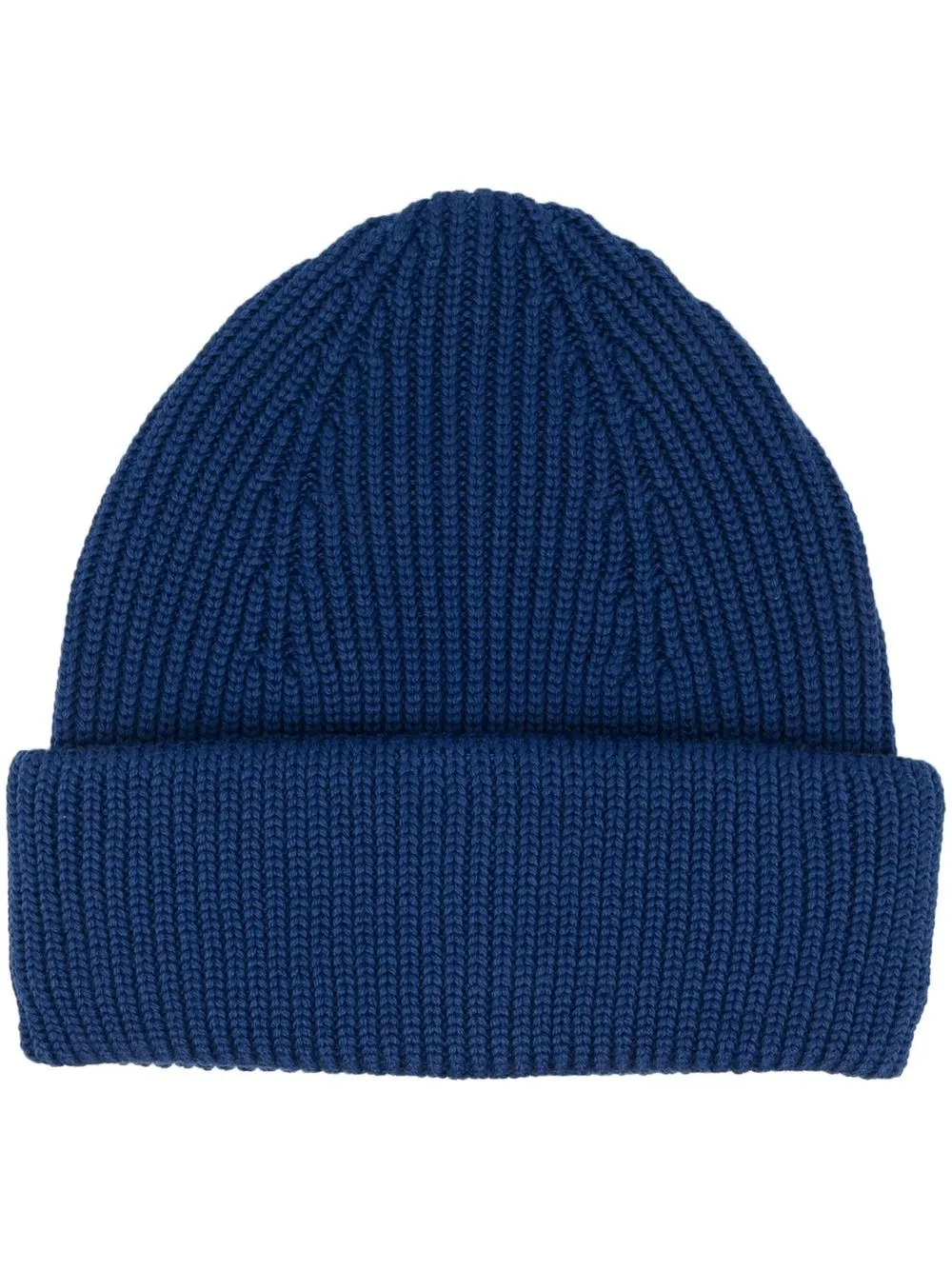 

Roberto Collina gorro tejido de canalé - Azul