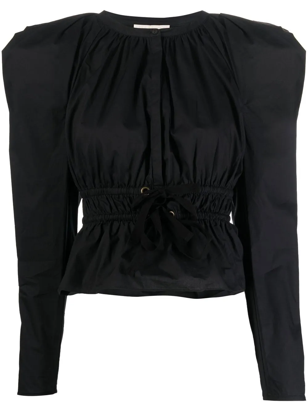 

Ulla Johnson blusa con mangas farracadal - Negro