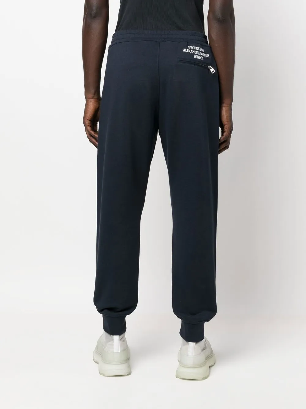 Alexander McQueen motif-print cotton joggers Men