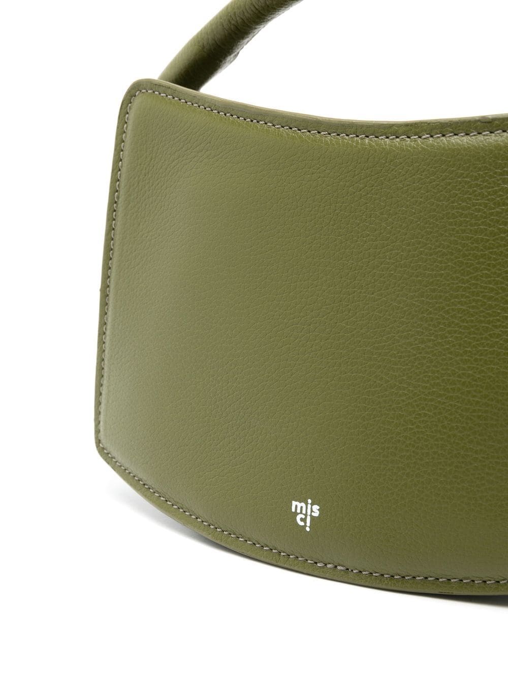 Shop Misci Top-handle Mini Shoulder Bag In Green