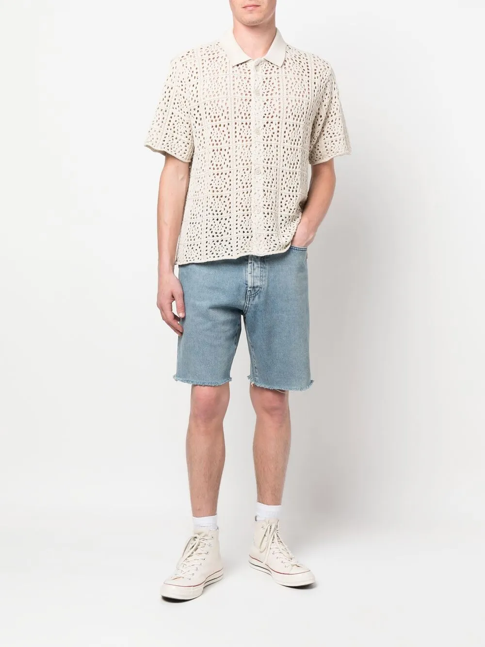 stussy crochet shirt | nate-hospital.com