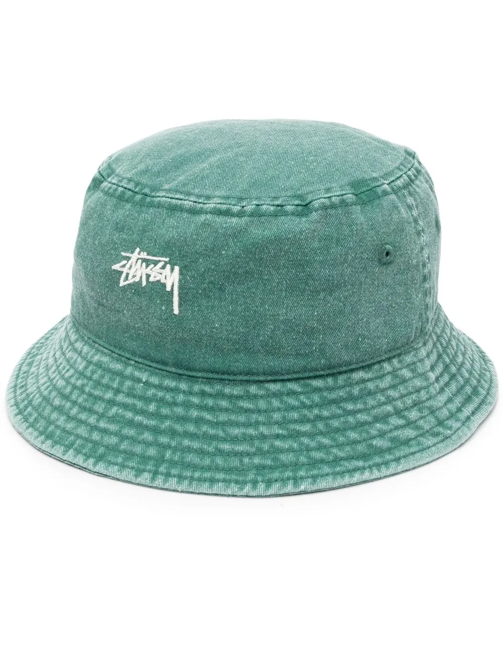 

Stüssy gorro de pescador con logo bordado - Verde