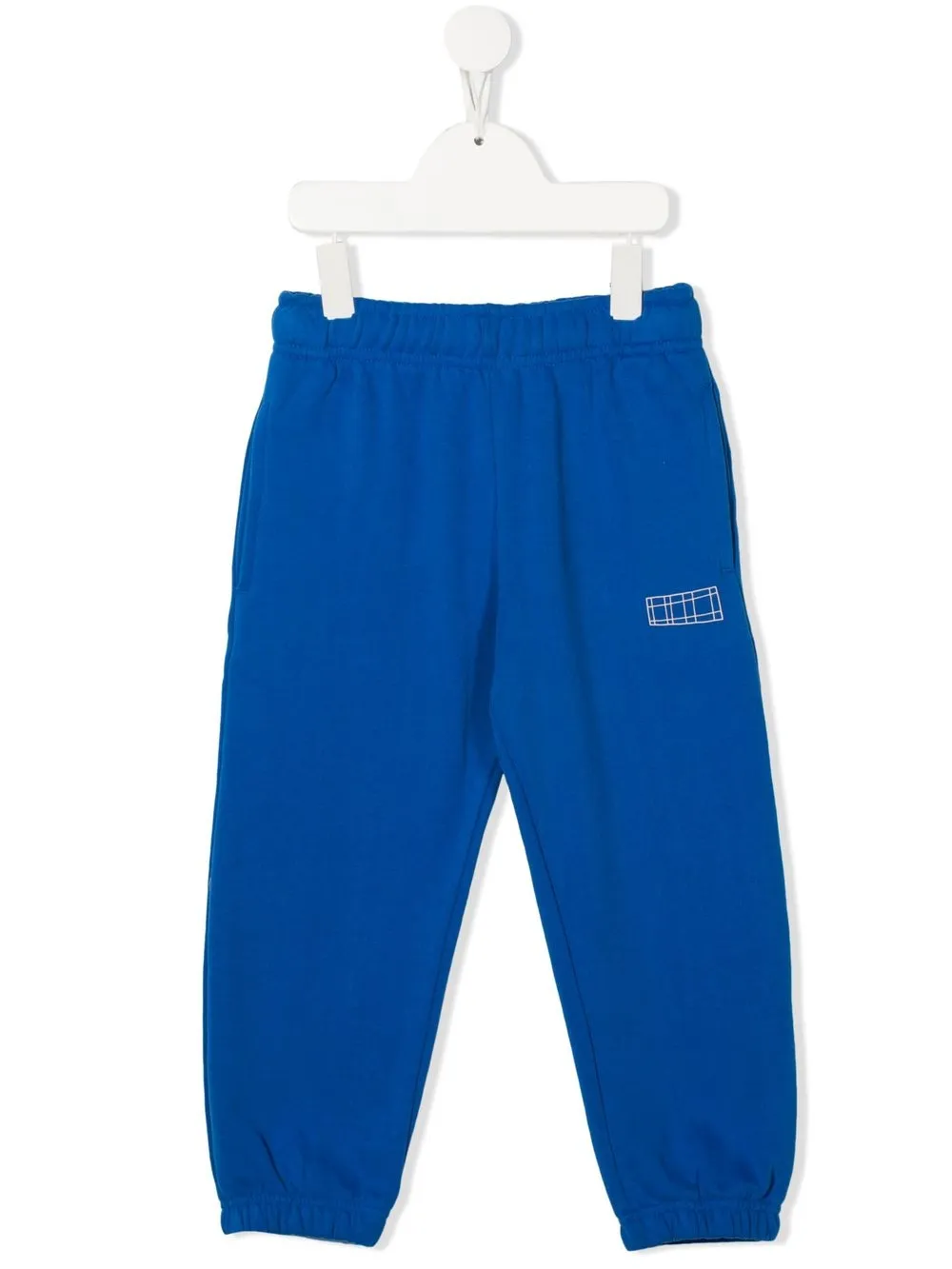 

Molo graphic-print detail track pants - Blue