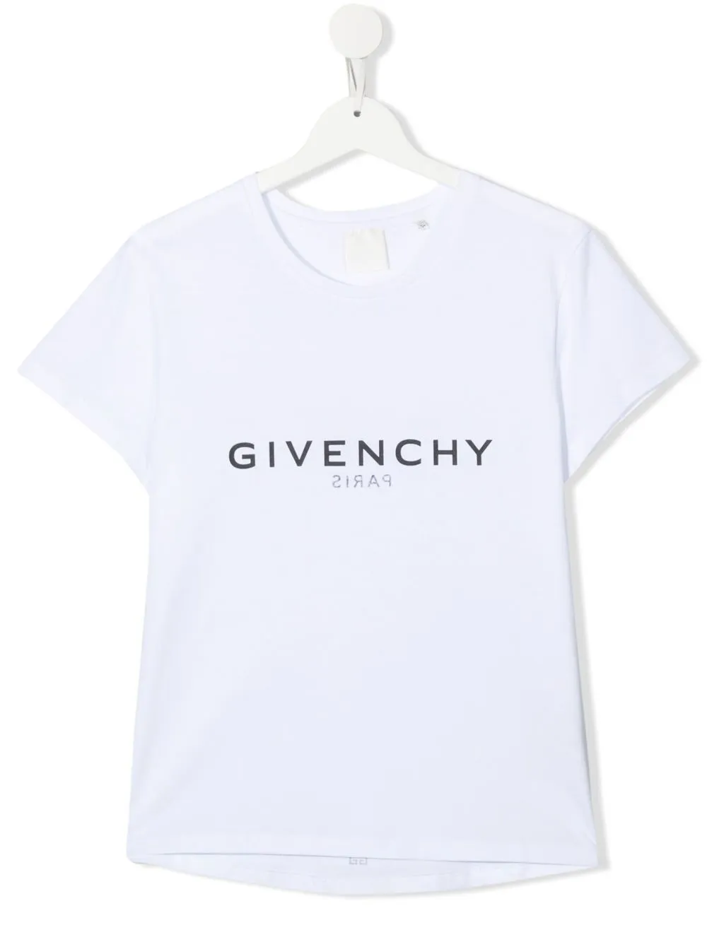 

Givenchy Kids playera con logo estampado - Blanco