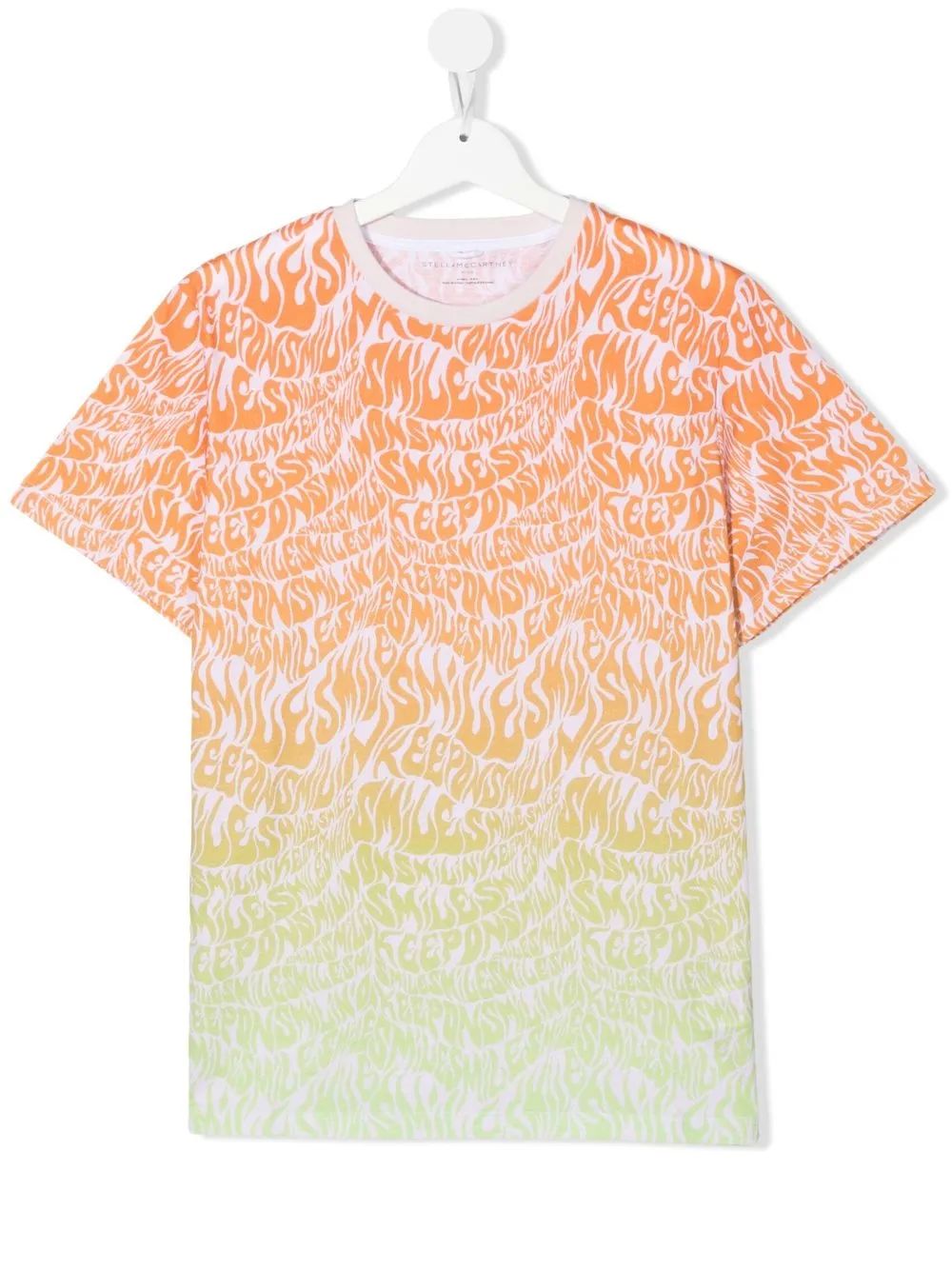 

Stella McCartney Kids graphic-print cotton T-Shirt - Orange