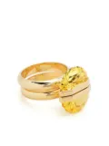 Swarovski Lucent magnetic ring - Gold