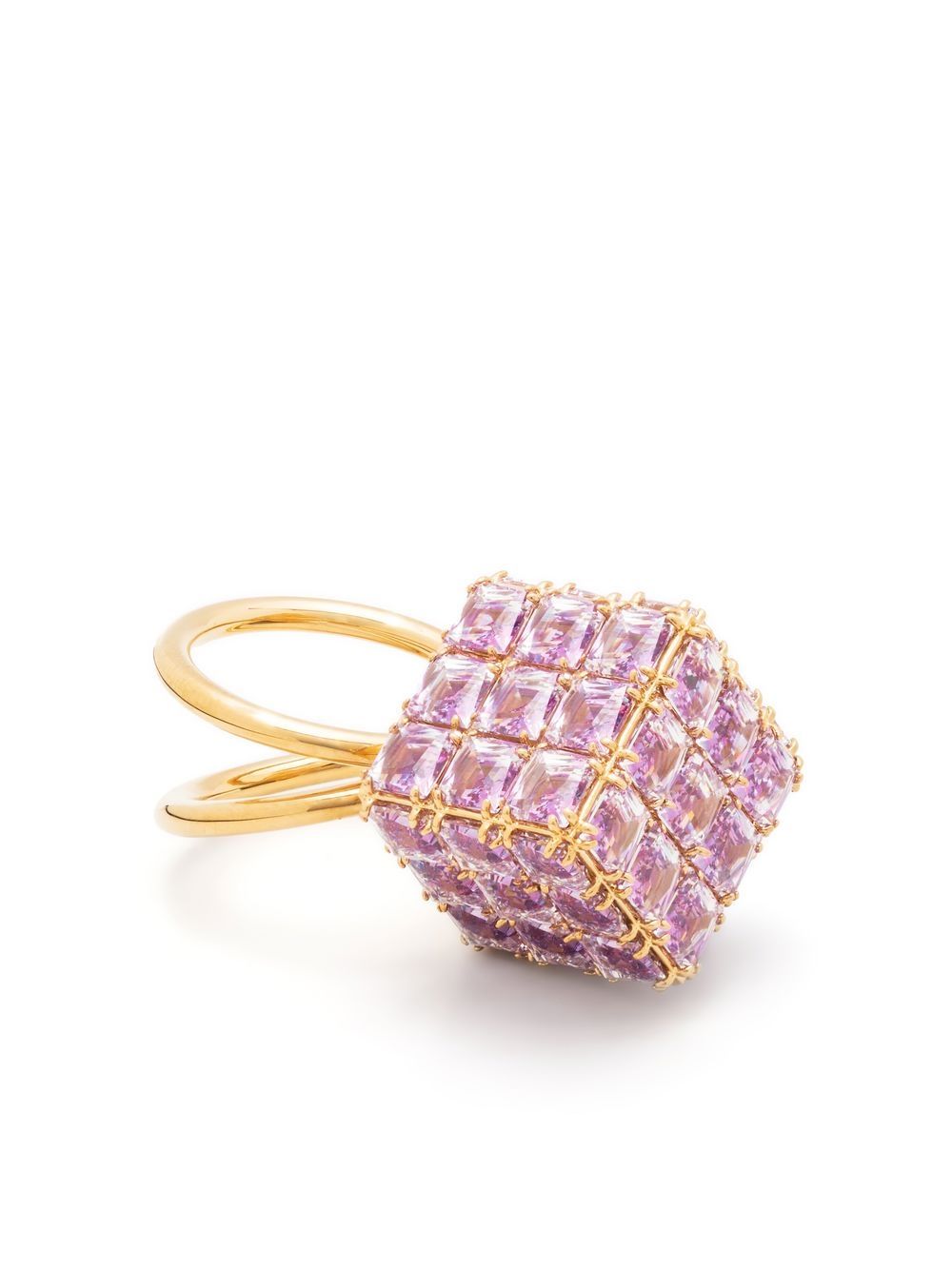 Swarovski Curiosa cocktail ring - Purple