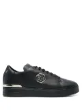 Philipp Plein Hexagon low-top leather sneakers - Black