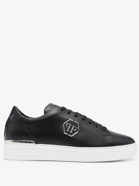 Philipp Plein logo-plaque low-top sneakers