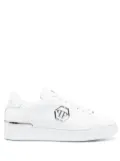 Philipp Plein Hexagon low-top leather sneakers - White