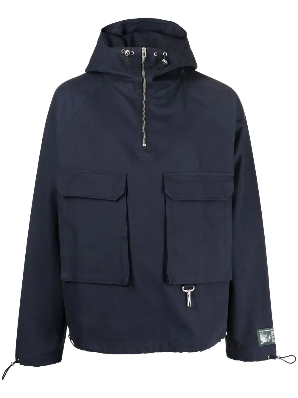 

Reese Cooper cargo-pocket hooded windbreaker - Blue