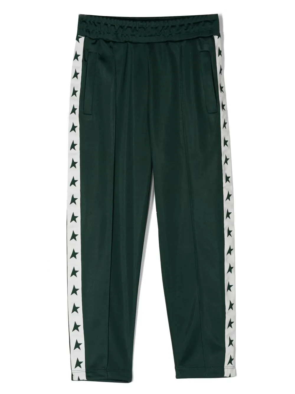Golden Goose Kids pants Superstar con logo - Verde