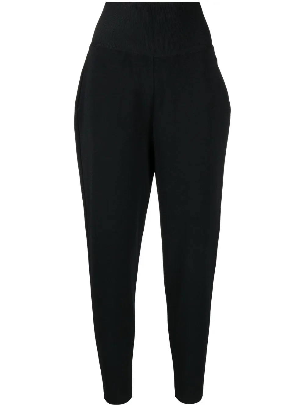 

Stella McCartney tapered cropped trousers - Black