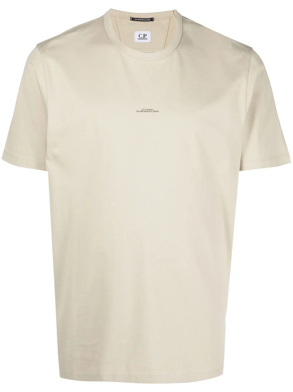 

C.P. Company playera manga corta con logo estampado - Neutro