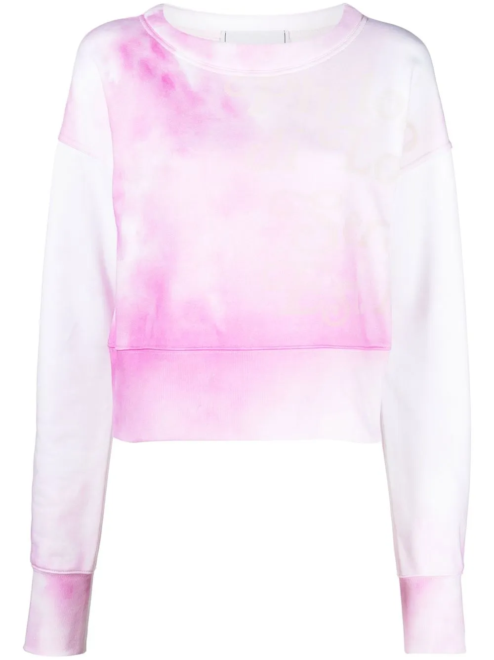 

Philosophy Di Lorenzo Serafini Kids sudadera con logo y estampado tie-dye - Blanco