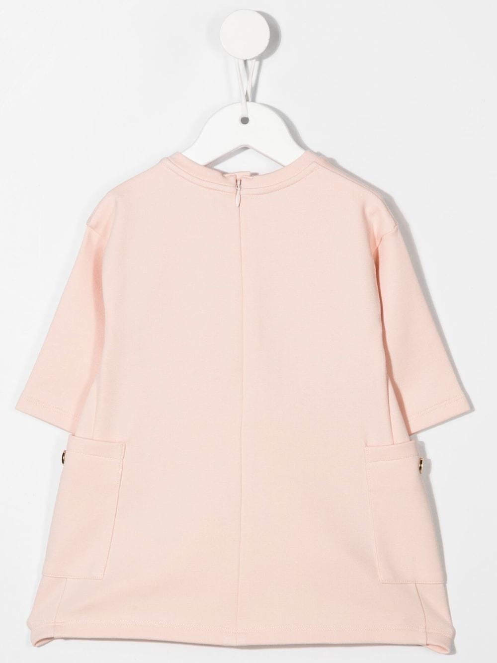 Chloé Kids Jurk met geborduurd logo - Roze