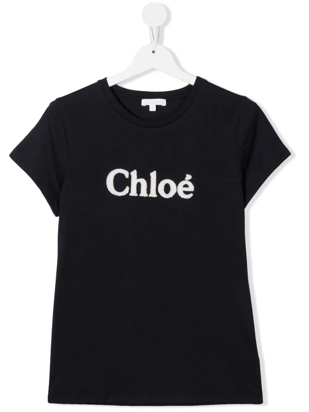 

Chloé Kids TEEN terry-logo T-shirt - Blue